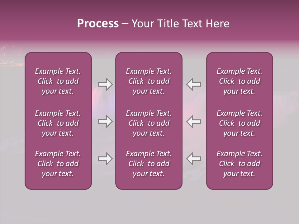 Niagara Wonder Landscape PowerPoint Template