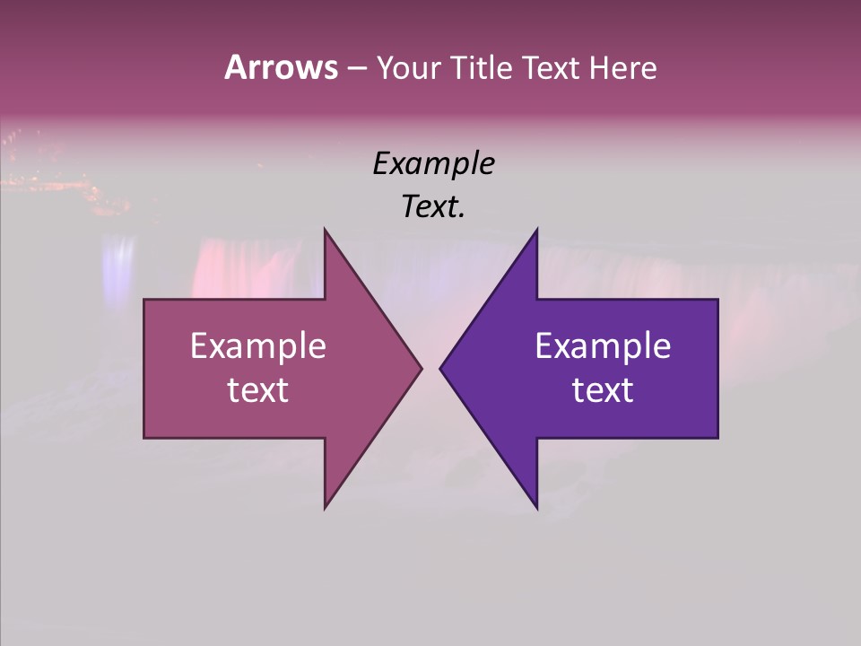 Niagara Wonder Landscape PowerPoint Template