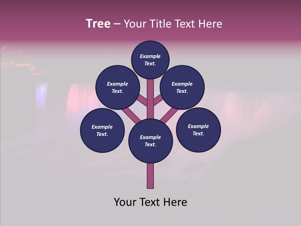 Niagara Wonder Landscape PowerPoint Template