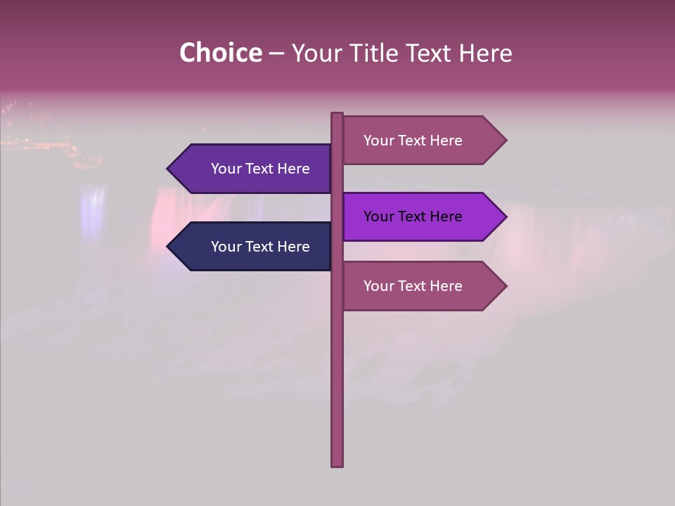 Niagara Wonder Landscape PowerPoint Template