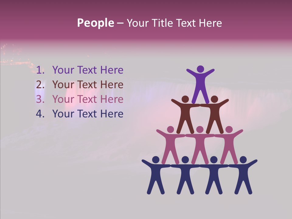 Niagara Wonder Landscape PowerPoint Template