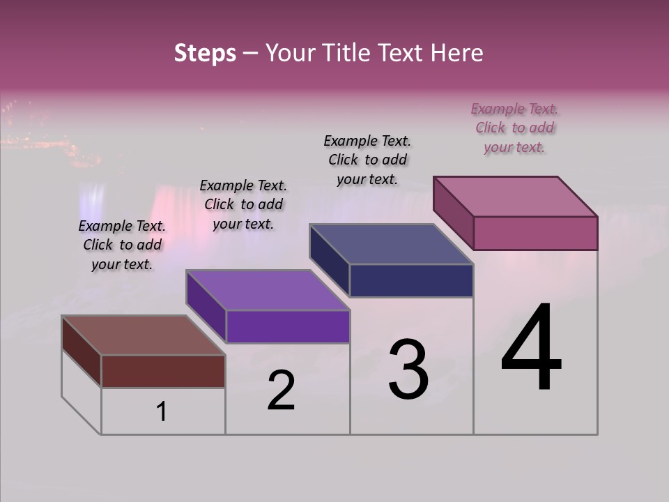 Niagara Wonder Landscape PowerPoint Template