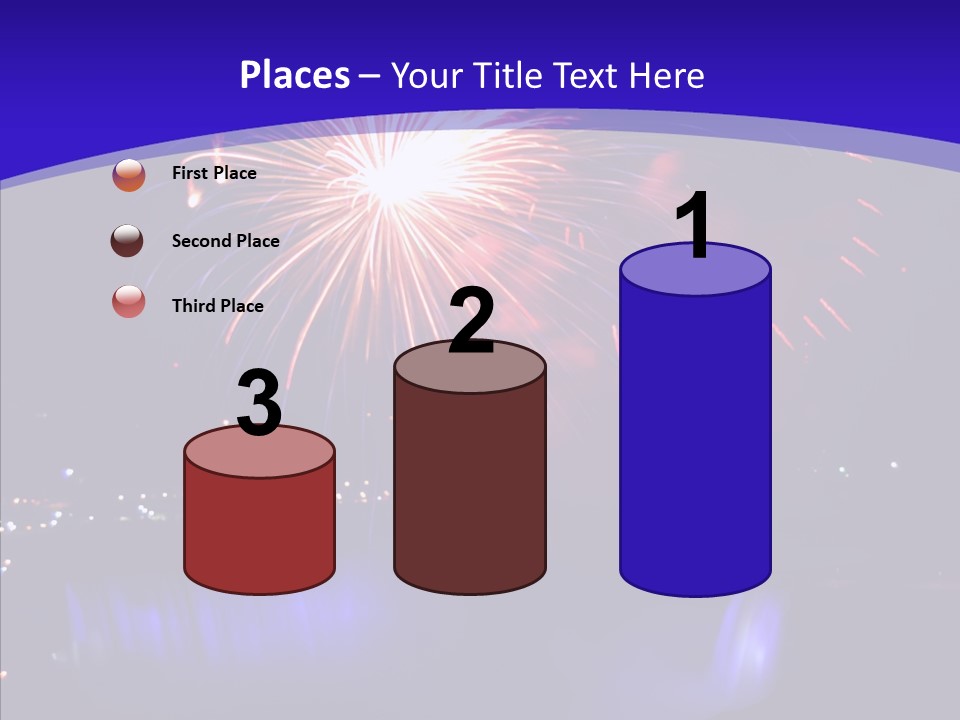 Blue World Niagara PowerPoint Template