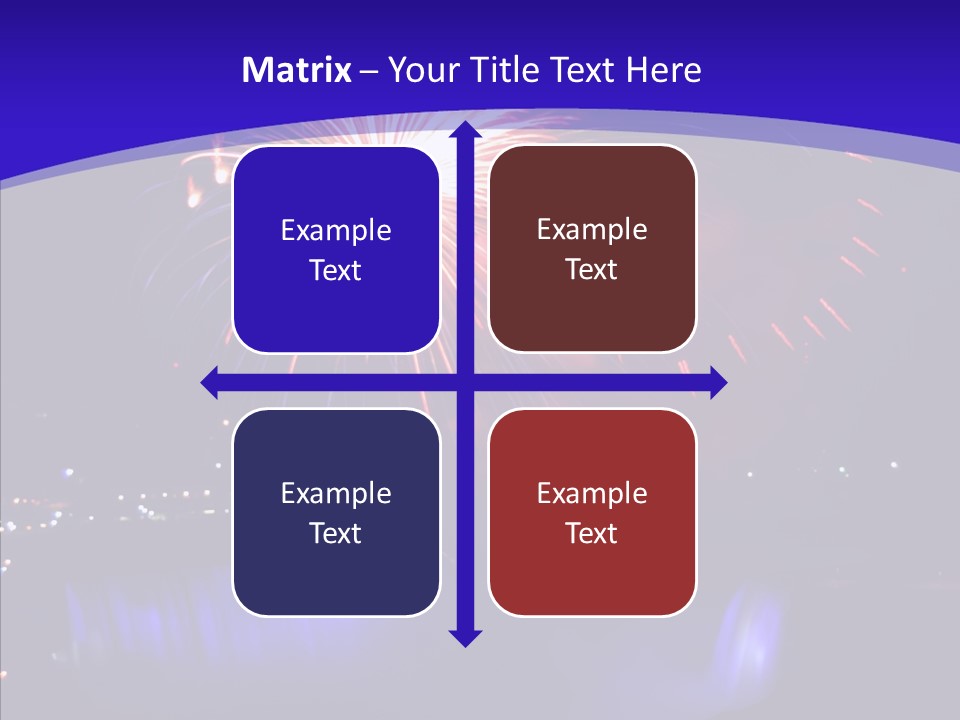 Blue World Niagara PowerPoint Template