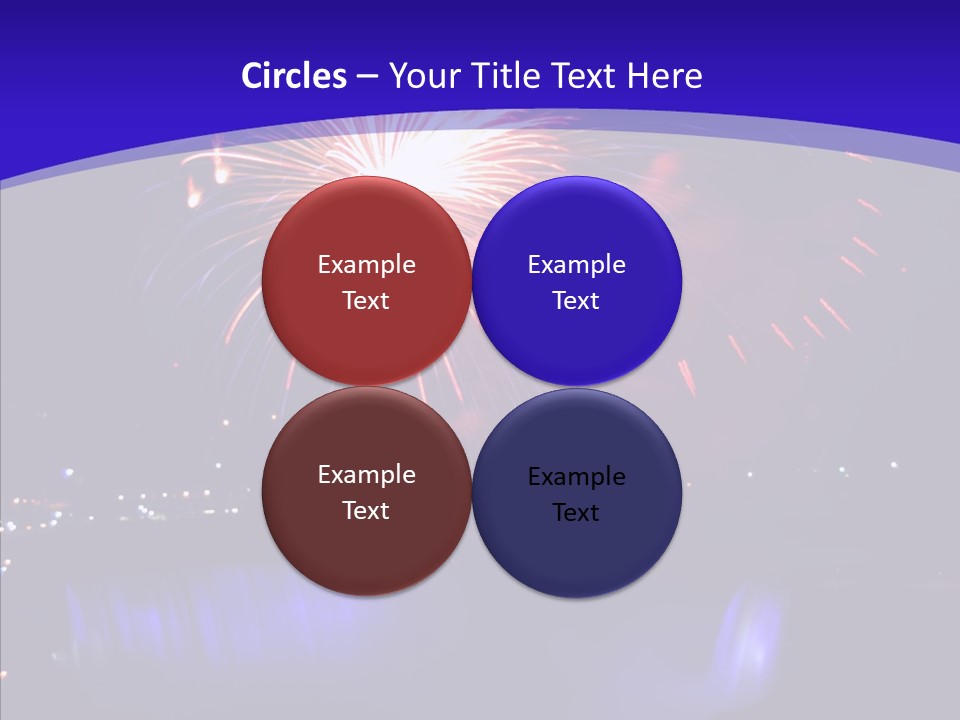 Blue World Niagara PowerPoint Template