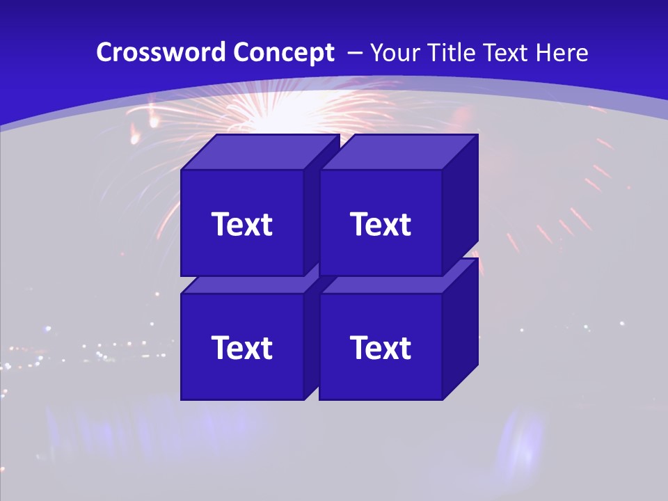 Blue World Niagara PowerPoint Template
