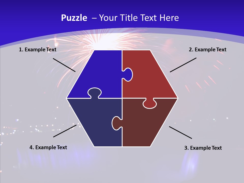 Blue World Niagara PowerPoint Template