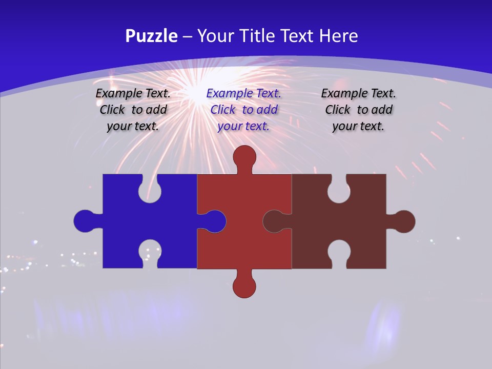 Blue World Niagara PowerPoint Template