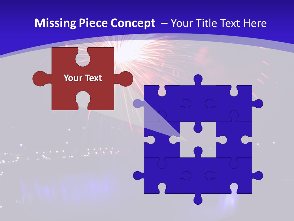 Blue World Niagara PowerPoint Template