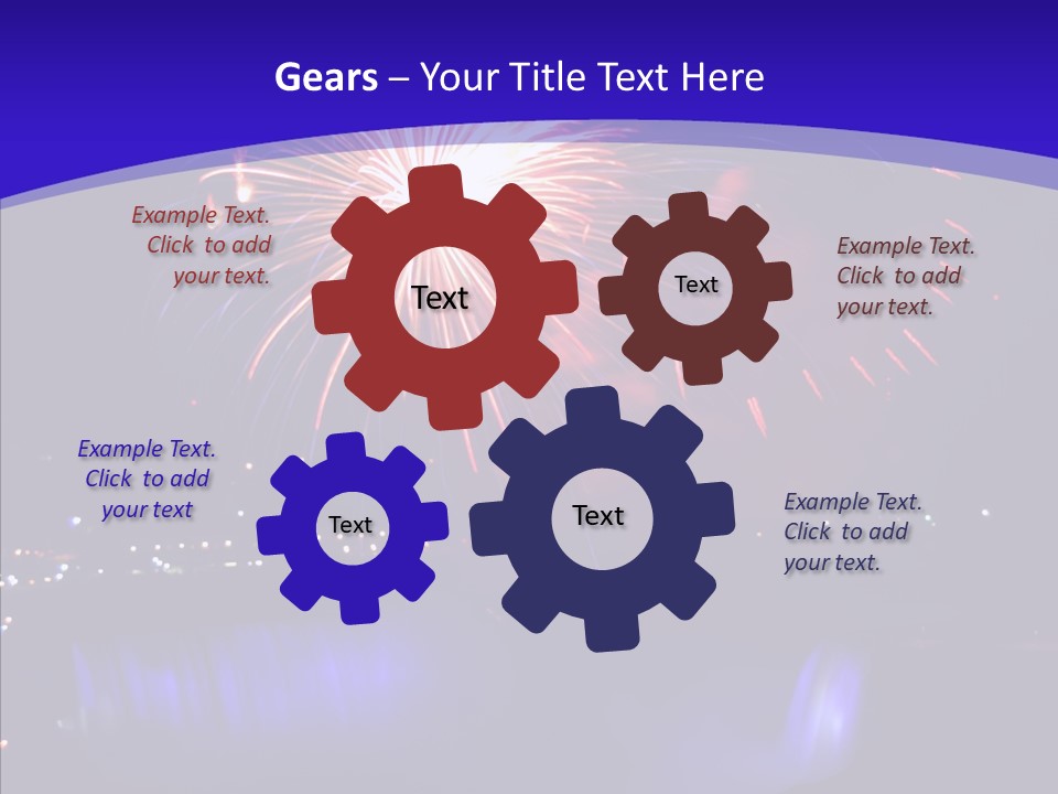 Blue World Niagara PowerPoint Template