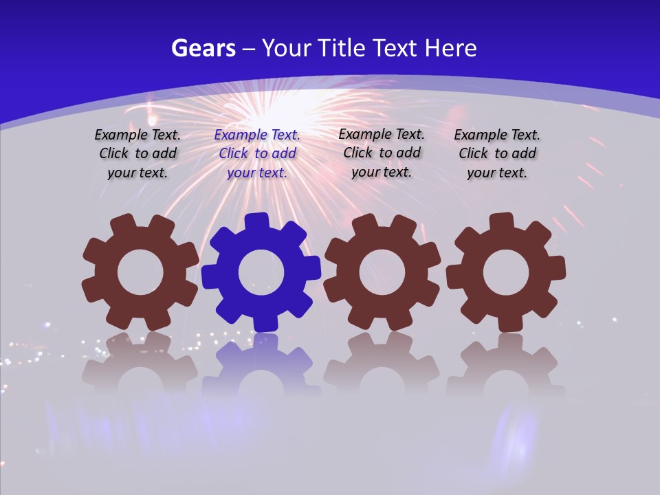 Blue World Niagara PowerPoint Template