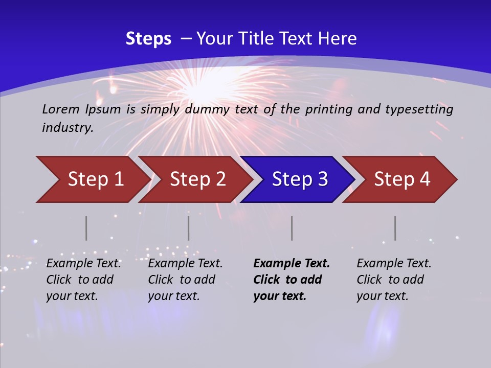 Blue World Niagara PowerPoint Template