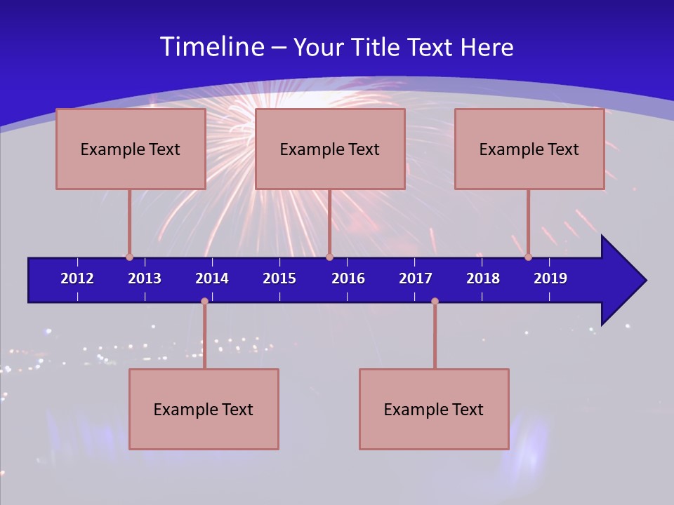 Blue World Niagara PowerPoint Template