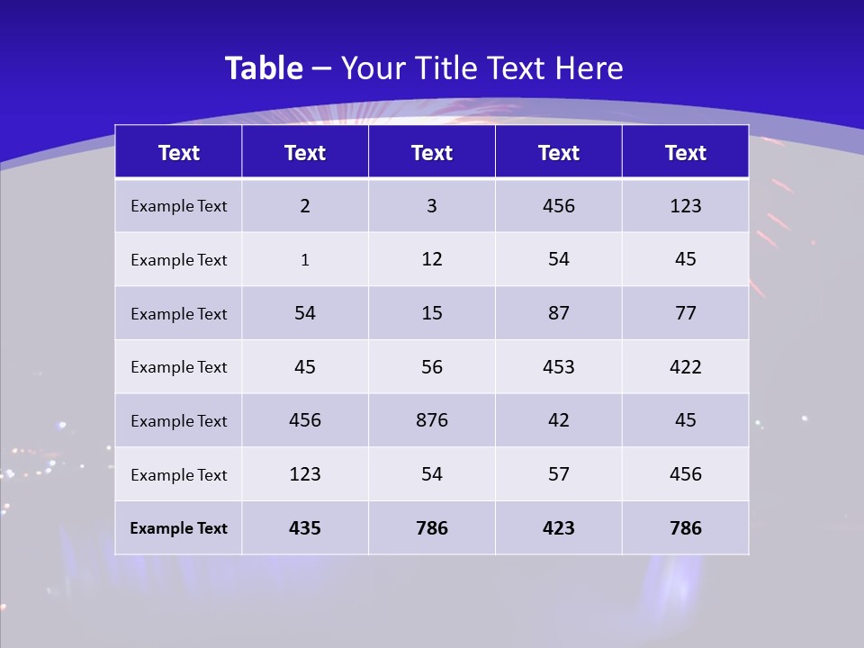 Blue World Niagara PowerPoint Template