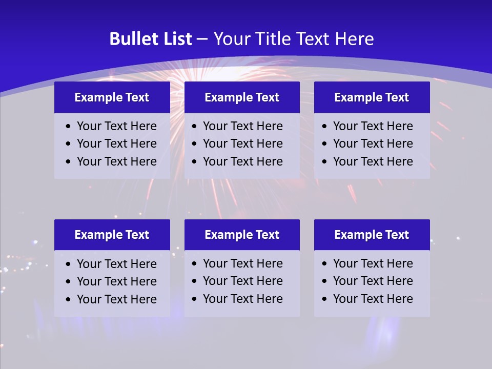 Blue World Niagara PowerPoint Template