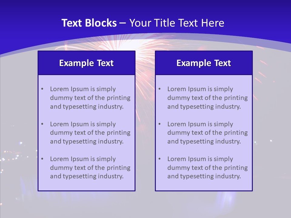 Blue World Niagara PowerPoint Template