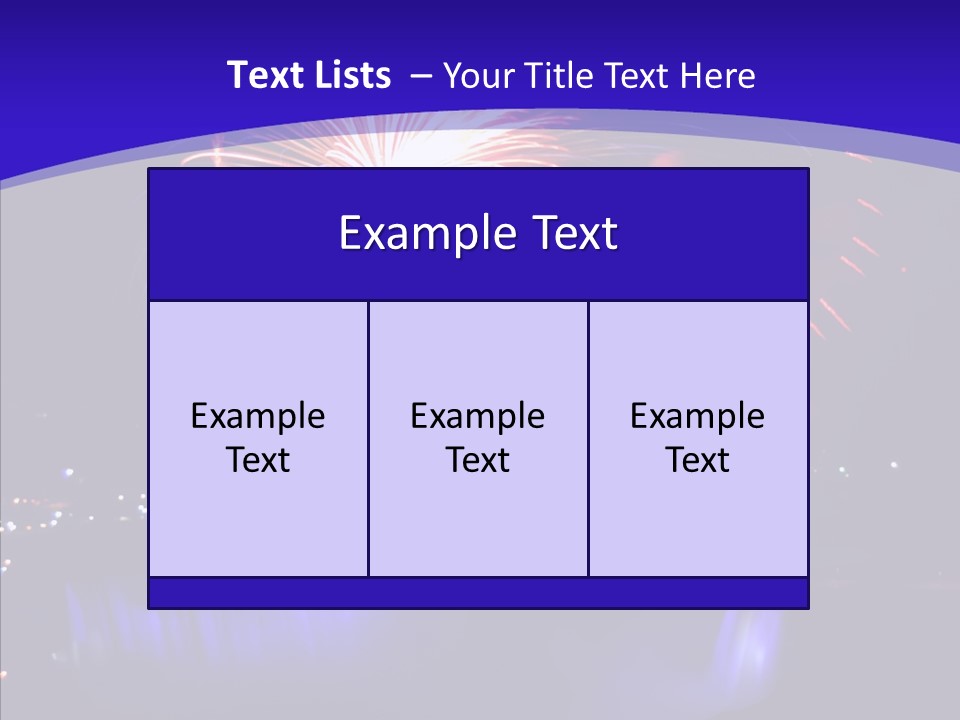 Blue World Niagara PowerPoint Template