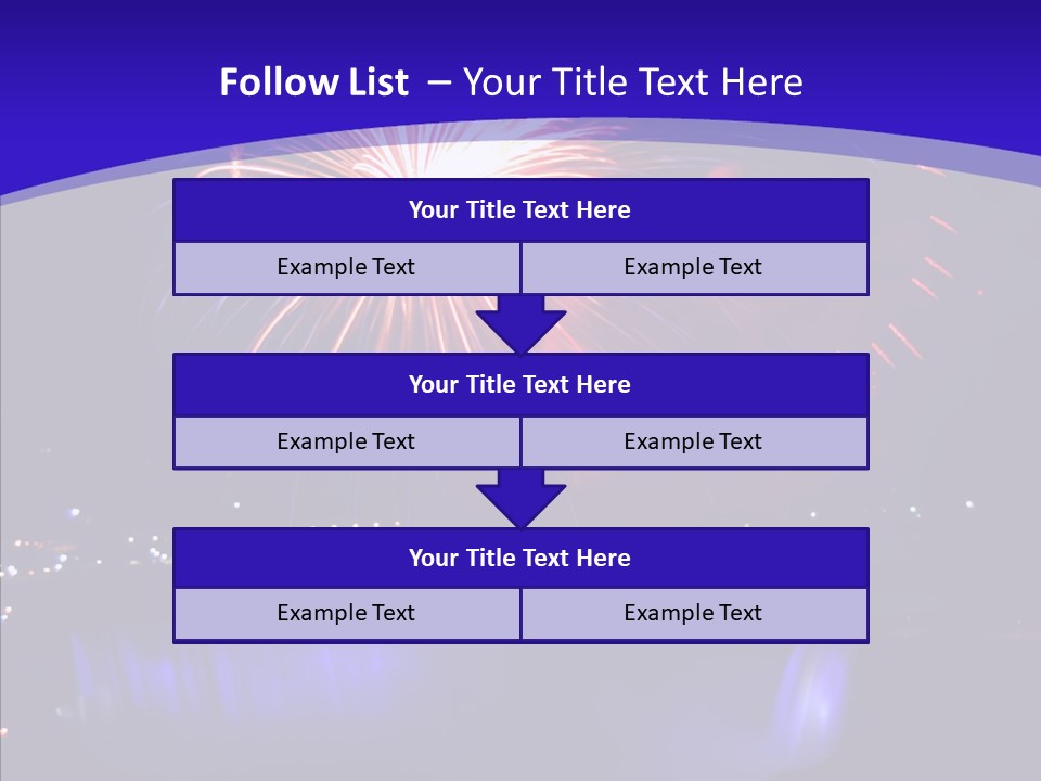 Blue World Niagara PowerPoint Template