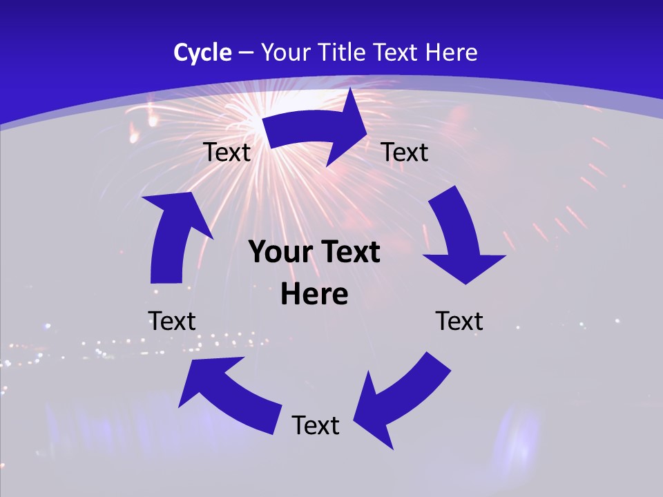 Blue World Niagara PowerPoint Template