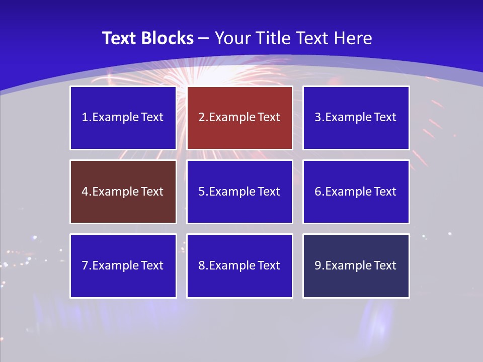 Blue World Niagara PowerPoint Template