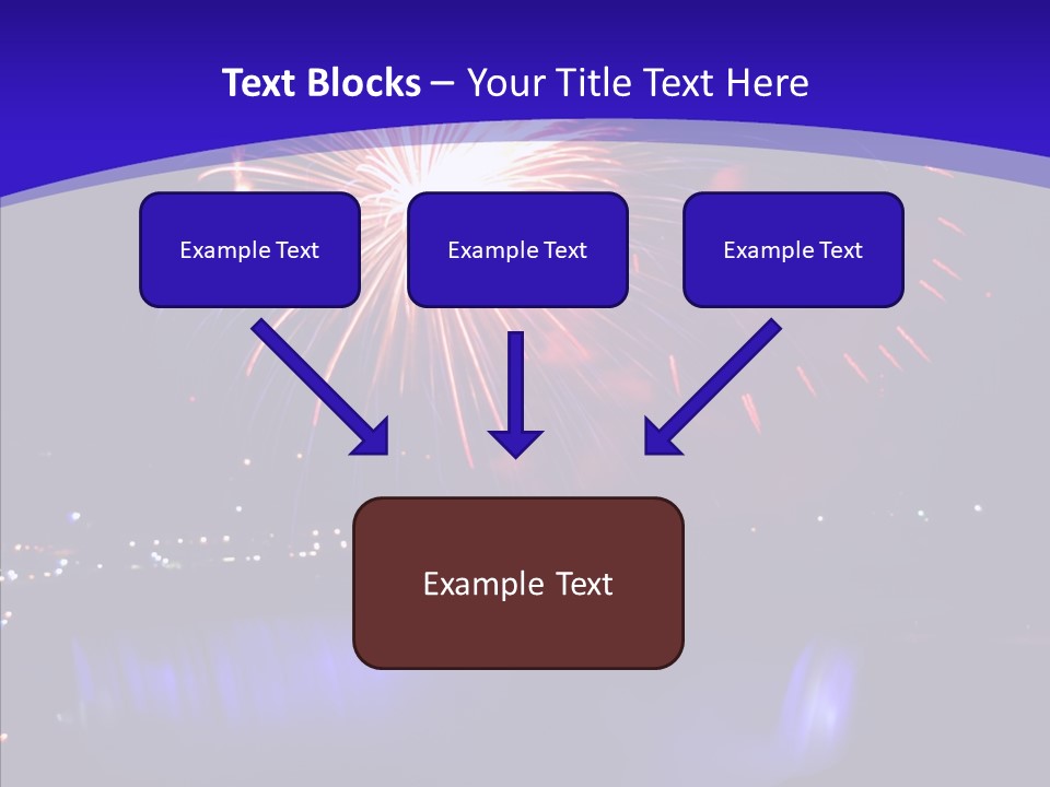Blue World Niagara PowerPoint Template