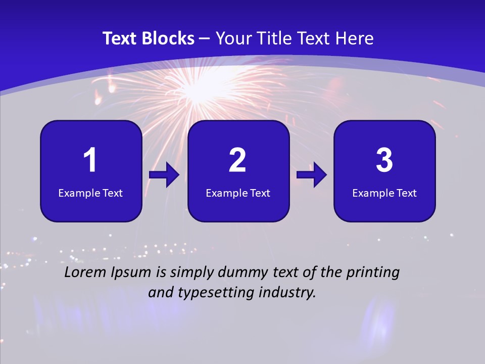 Blue World Niagara PowerPoint Template