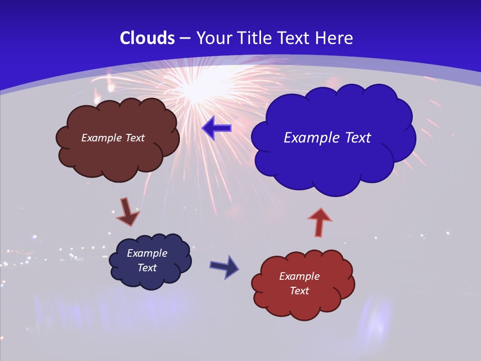 Blue World Niagara PowerPoint Template