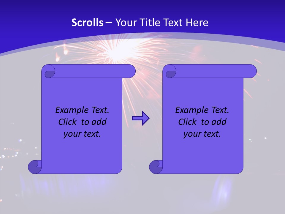 Blue World Niagara PowerPoint Template
