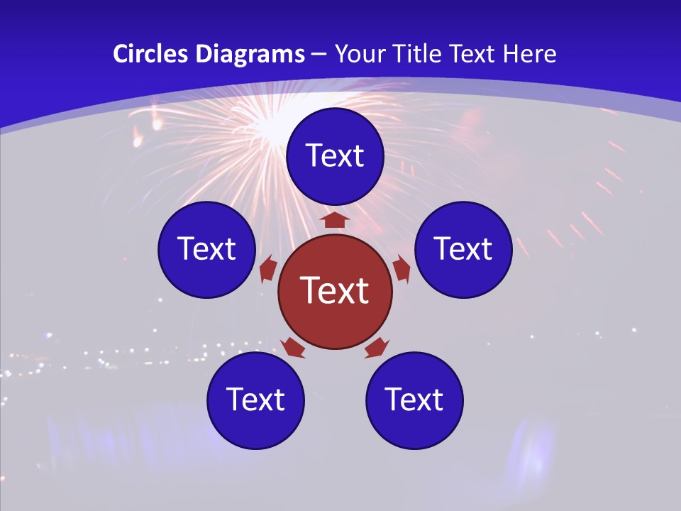 Blue World Niagara PowerPoint Template