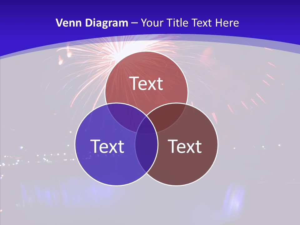 Blue World Niagara PowerPoint Template