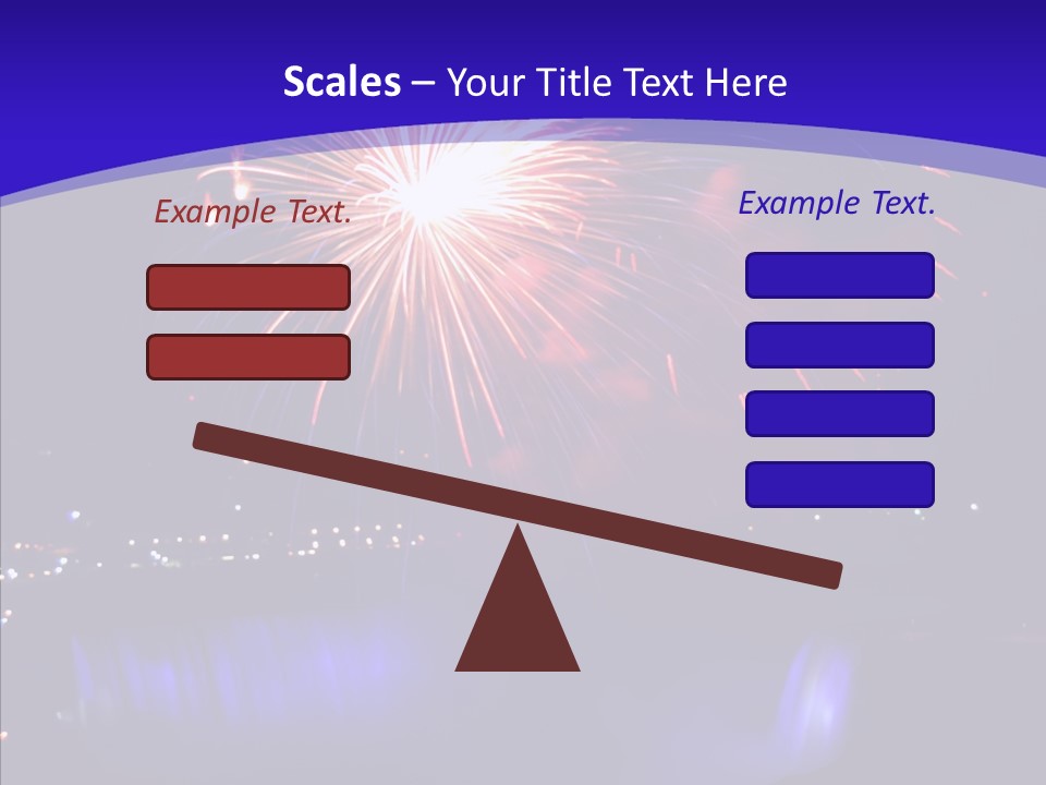 Blue World Niagara PowerPoint Template