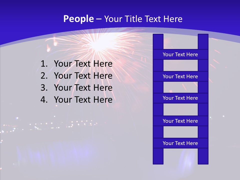 Blue World Niagara PowerPoint Template