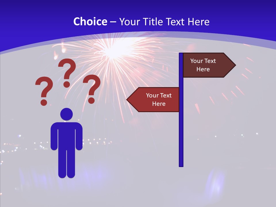 Blue World Niagara PowerPoint Template