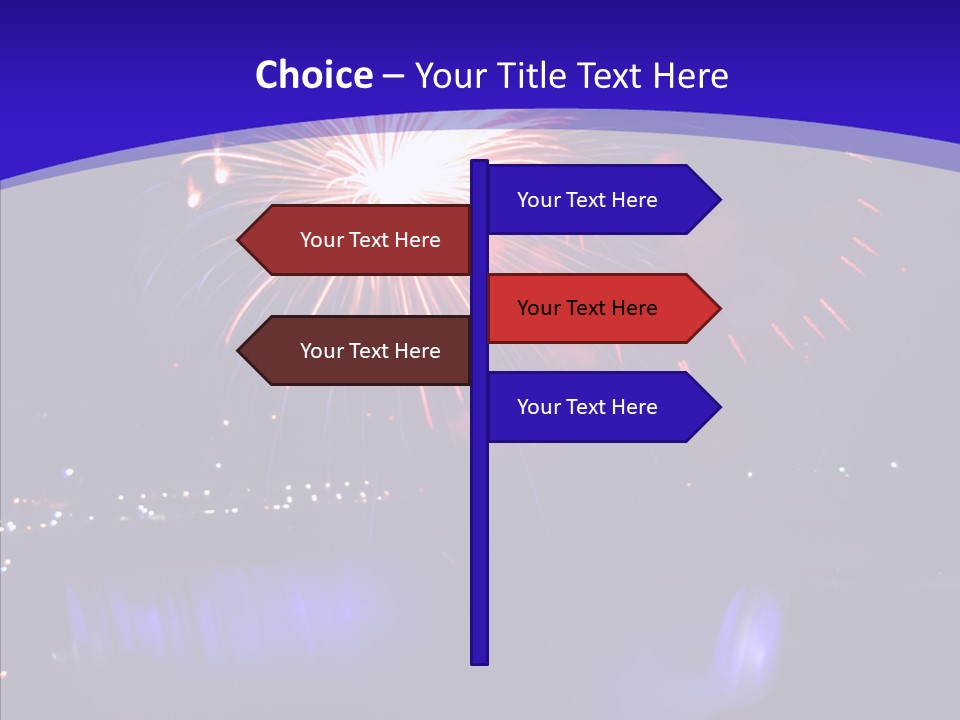 Blue World Niagara PowerPoint Template