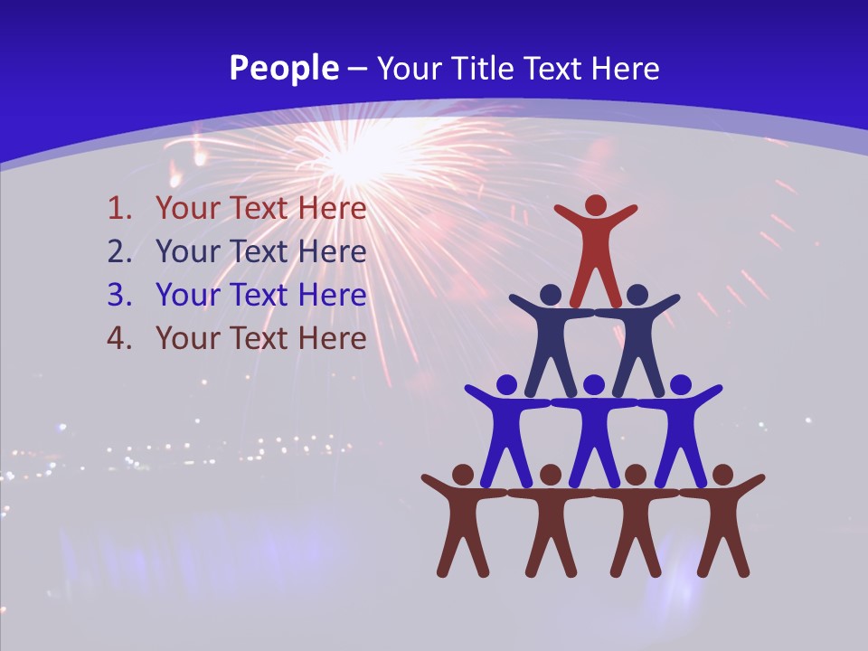 Blue World Niagara PowerPoint Template