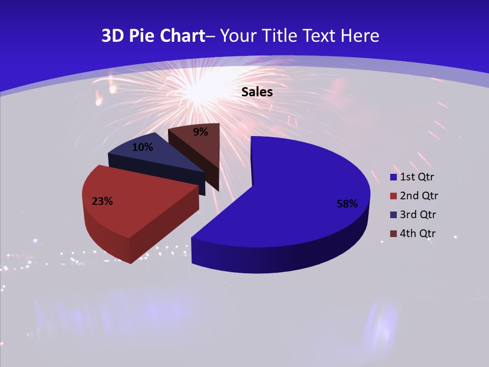 Blue World Niagara PowerPoint Template