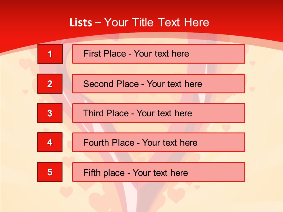 Card Modern Beauty PowerPoint Template
