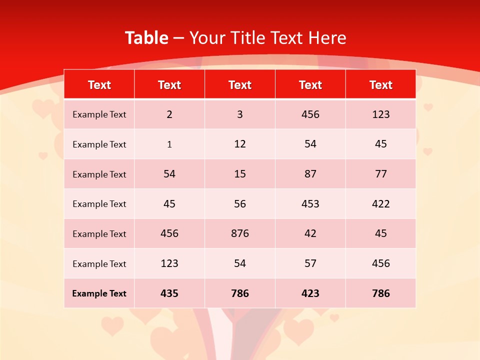 Card Modern Beauty PowerPoint Template