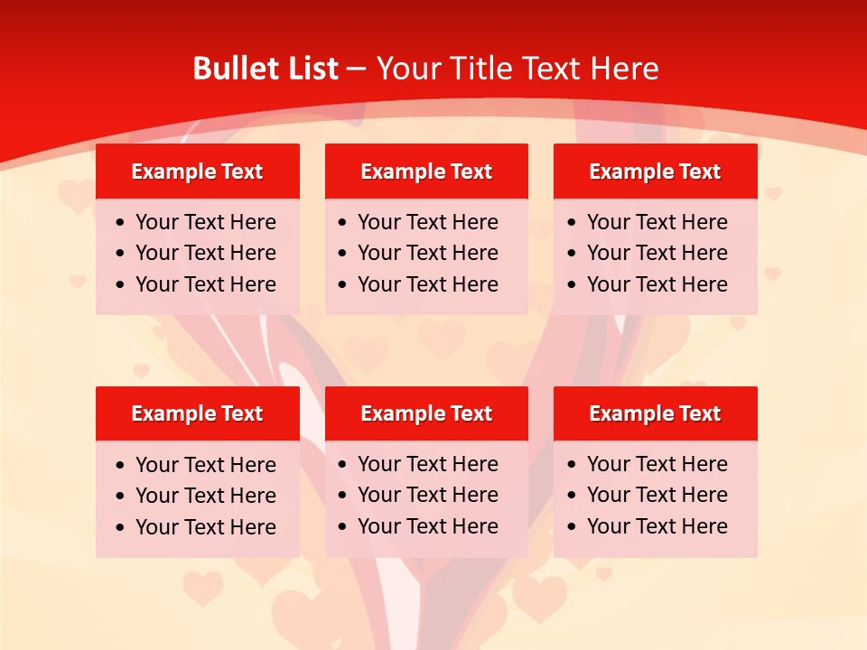 Card Modern Beauty PowerPoint Template