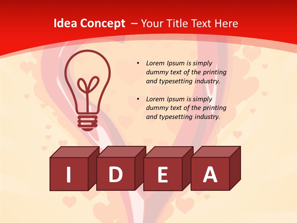 Card Modern Beauty PowerPoint Template