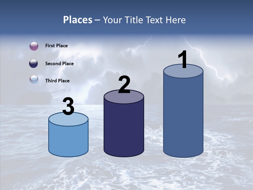 Wind Sea Dangerous PowerPoint Template