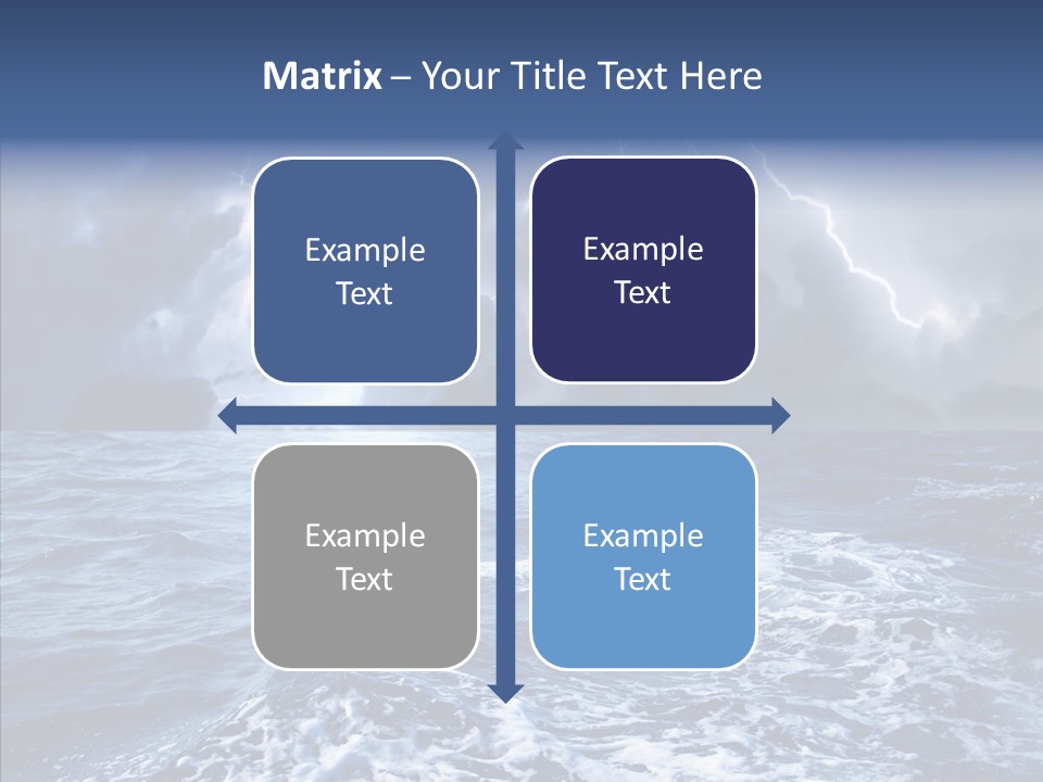 Wind Sea Dangerous PowerPoint Template