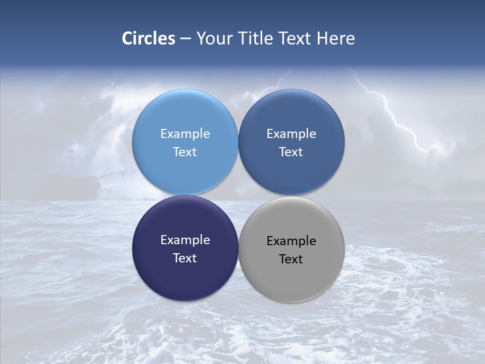 Wind Sea Dangerous PowerPoint Template