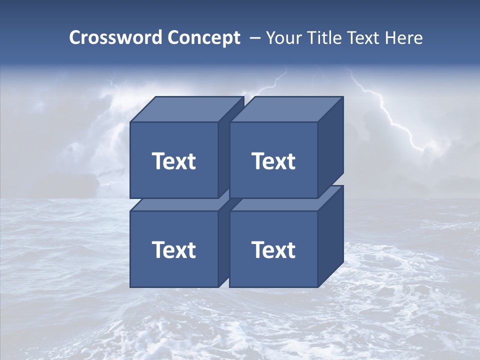 Wind Sea Dangerous PowerPoint Template