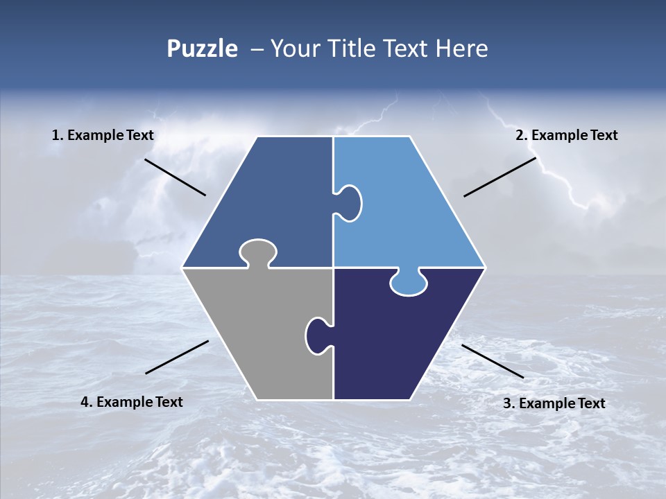 Wind Sea Dangerous PowerPoint Template