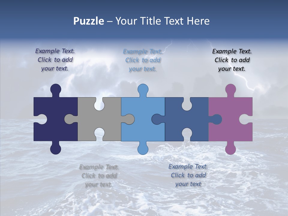 Wind Sea Dangerous PowerPoint Template