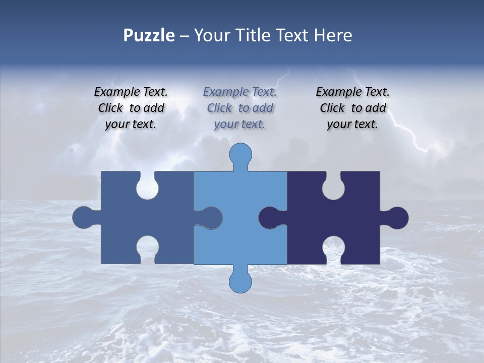 Wind Sea Dangerous PowerPoint Template