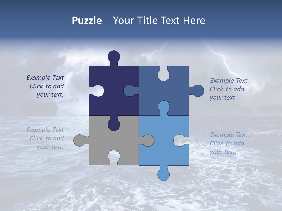 Wind Sea Dangerous PowerPoint Template