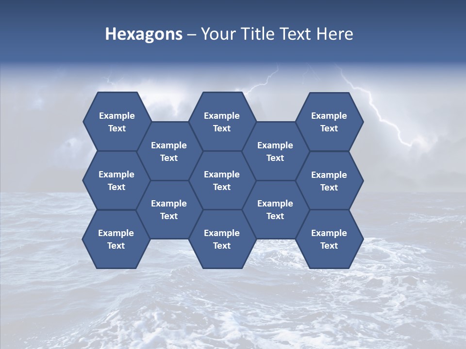 Wind Sea Dangerous PowerPoint Template