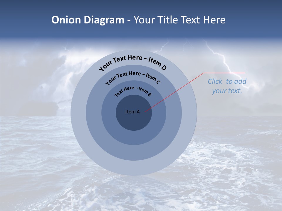 Wind Sea Dangerous PowerPoint Template